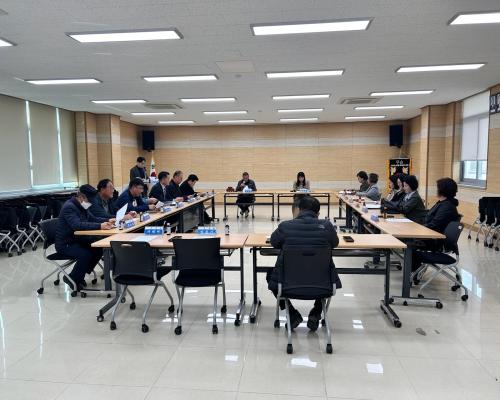 검산동 주민자치위원회 3월 월례회의