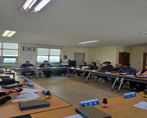 광활면 주민자치위원회 회의 개최(2026.5월)