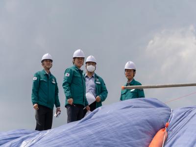 김제역 풍수해생활권 정비사업 현장 점검 ... “안전 관리 철저”