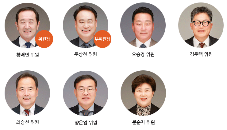 윤리특별위원회 소속위원