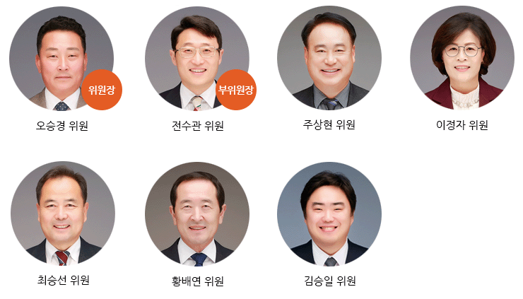 예산결산특별위원회 소속위원