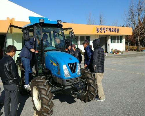 김제시, 민간육종연구단지 입주기업에 농기계 안전교육 추진